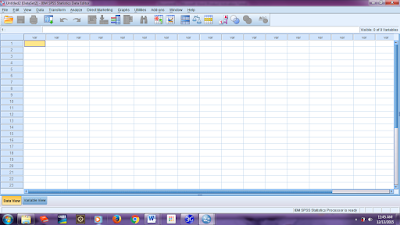 Lembar Kerja Baru IBM SPSS Statistic 21