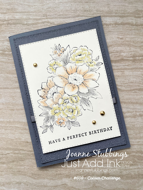 Jo's Stamping Spot - Just Add Ink Challenge #608 using Blessing From Home by Stampin' Up!