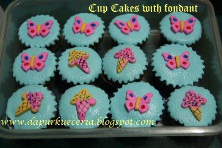 Dapur Kue Ceria Chocolate Cup Cakes dagangan Bazaar nya 