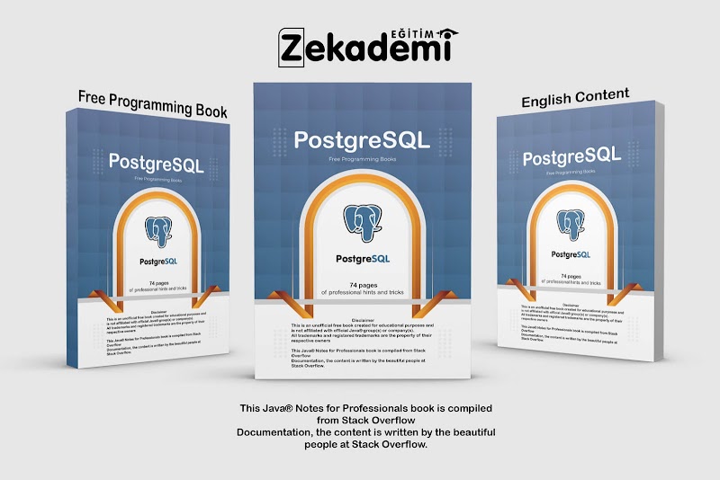 Ücretsiz Postgre SQL Programlama Kitabı | Free Postgre SQL Programming Book