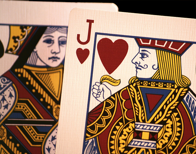 'Love on the cards?' por Alan Cleaver