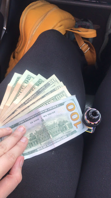 Money in hand
