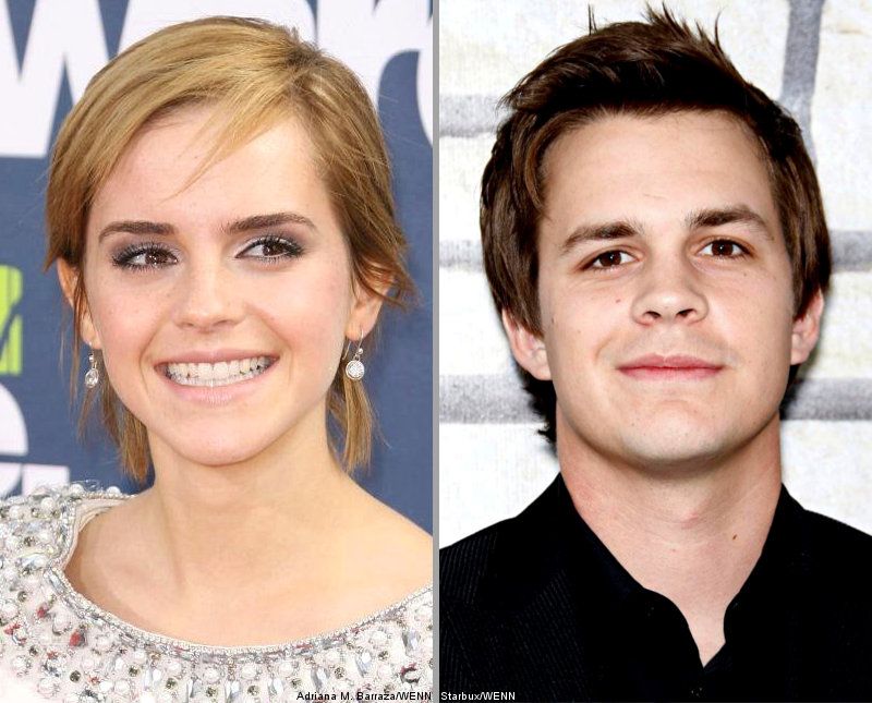 emma watson kissing johnny simmons. emma watson kissing johnny