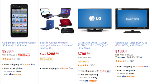  This Independence Day is your chance to buy cheaper electronic products at Walmart.