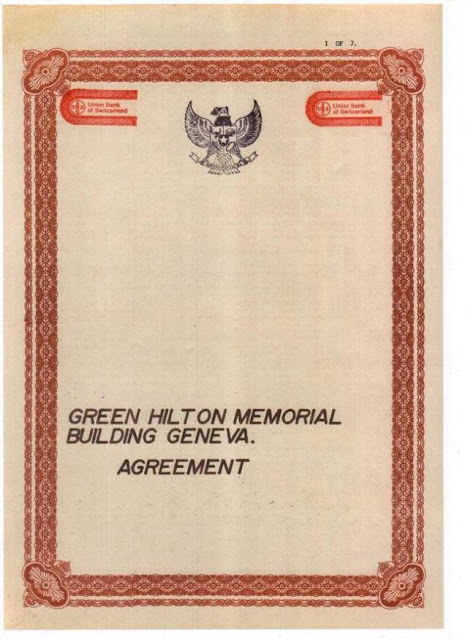 The Green Hilton Memorial Agreement - Harta Karun Emas Indonesia di Geneva