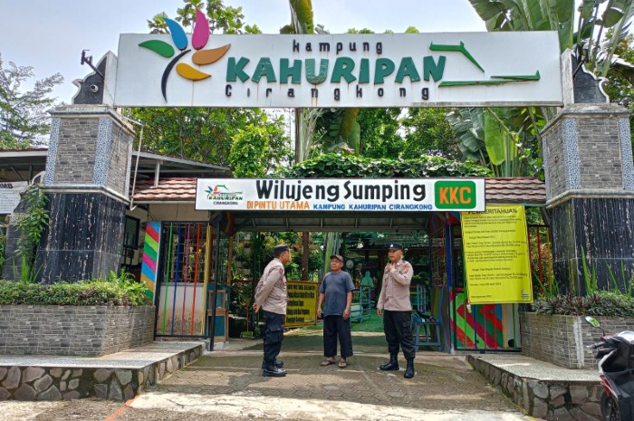 Polsek Cibatu Dirikan Pos PAM di Objek Wisata