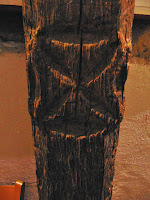 Fragment statuy Światowida - kościół św. Leonarda w Lipnicy Murowanej/fot.J.Smak