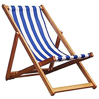 Beach Folding Chair with Backrest