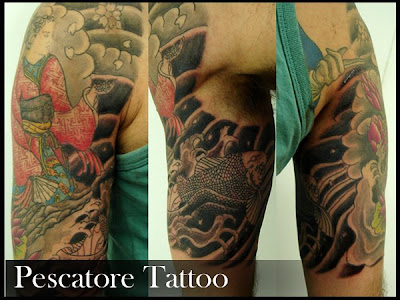 oriental, indu , samurai tattoo by pescatore