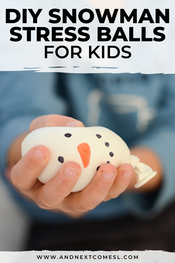 DIY snowman stress balls are so cute! Find out how to make homemade stress balls with this tutorial