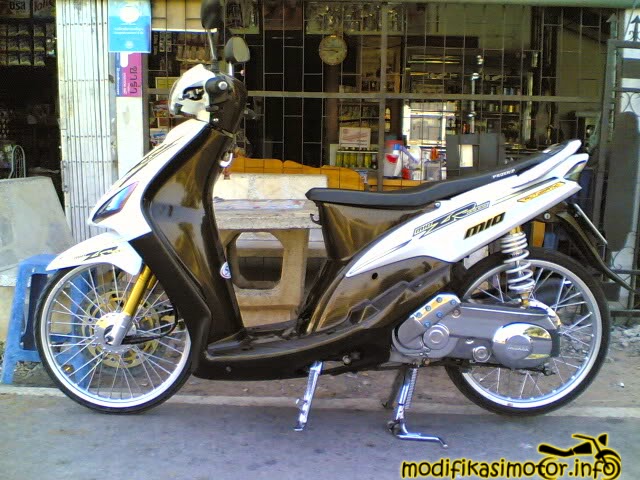 modifikasi motor Mio 15