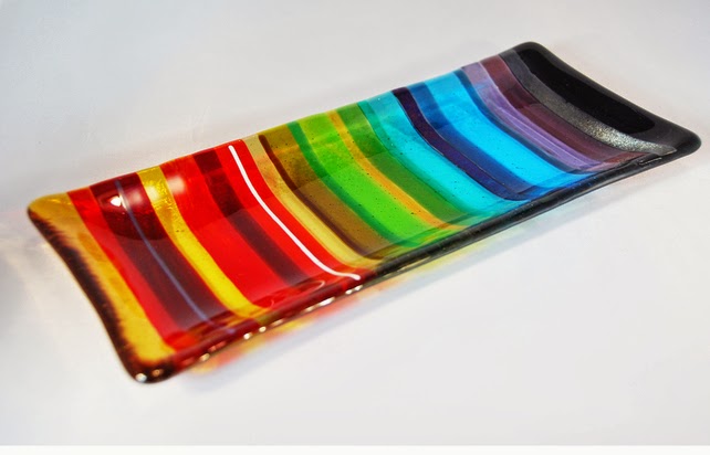 http://folksy.com/items/5177621-Fused-Glass-Chromatic-Rainbow-Long-Dish-1