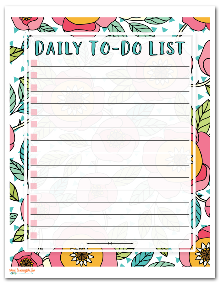 Daily To Do List