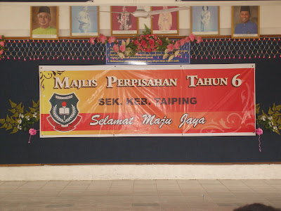 SK TAIPING: MAJLIS PERPISAHAN TAHUN 6 2009