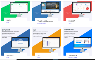 Aplikasi Web Instansi, Web Portal, E-arsip, SID, SITAMPAN