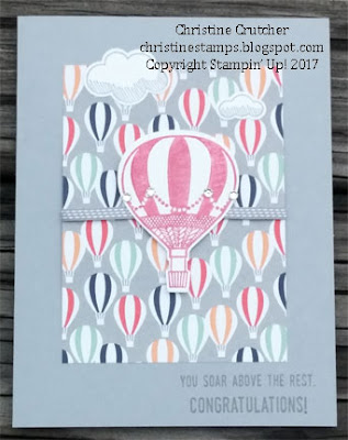 Stampin Up - Carried Away Designer Series Paper & Lift Me Up Bundle