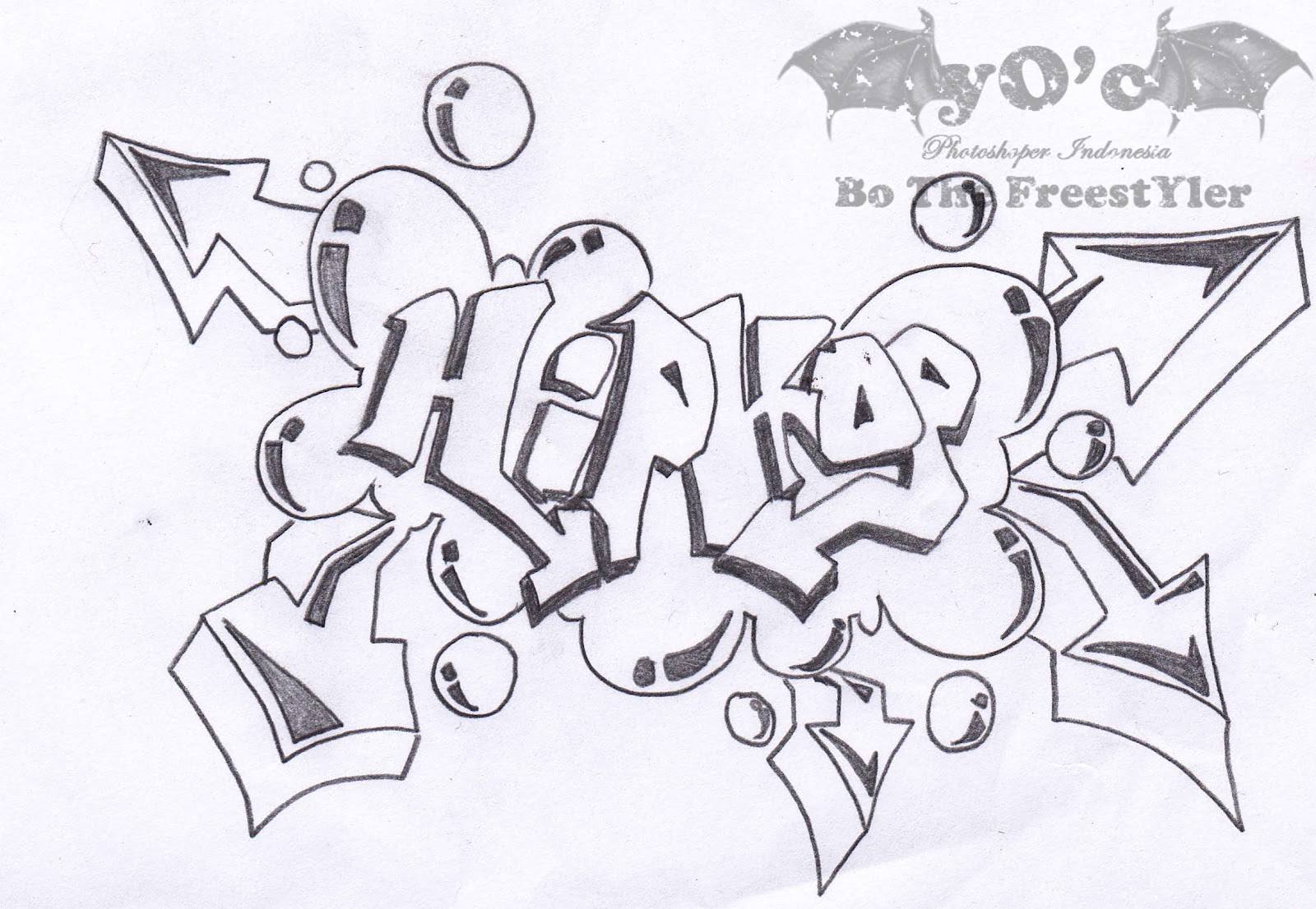 Contoh Gambar Alphabet Graffiti | Sobgrafiti