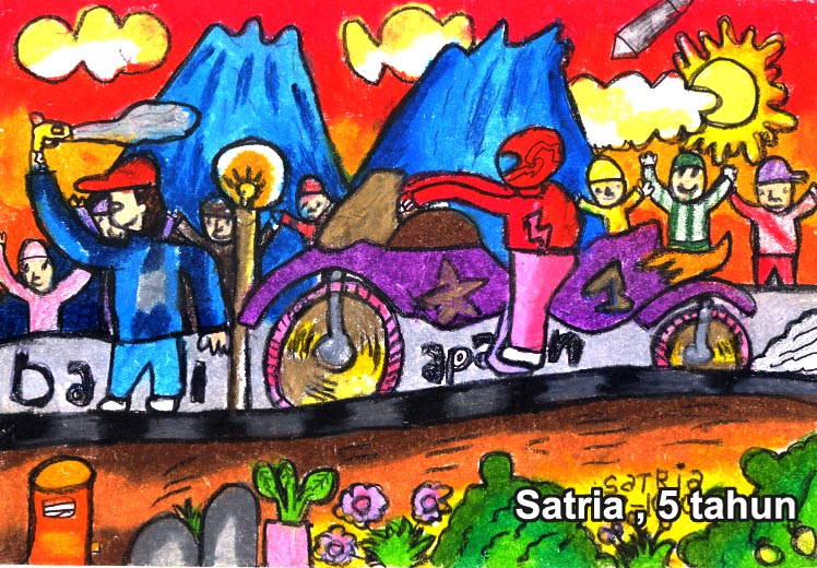 Gambar Lukis Sd Muhammadiyah 1 Krian Galery Hasil Seni 