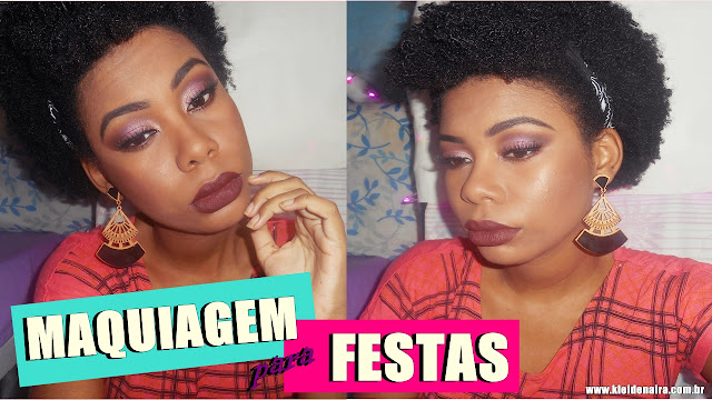 maquiagem para festas, pele negra, 