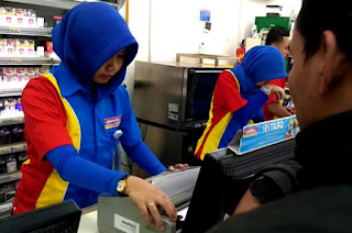 Langkah beli ticket kereta api online Indomaret