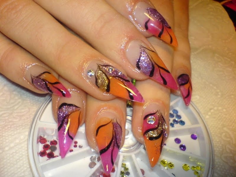 Fun and Colorful Nail Art Designs Fashion and Cosmetics