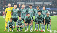 CELTIC F. C. Temporada 2023-24. Joe Hart, Gustaf Lagerbielke, Liam Scales, Matt O'Riley, Luis Palma, Alistair Johnston. Kyōgo Furuhashi, Callum McGregor, Greg Taylor, Reo Hatate, Daizen Maeda. FEYENOORD ROTTERDAM 2 🆚 CELTIC F. C. 0 Martes 19/09/2023, 21:00 horas. Liga de Campeones, fase de grupos, Grupo E, jornada 1. Rotterdam, Países Bajos, Stadion Feijenoord ‘De Kulp’: 44.008 espectadores. GOLES: ⚽1-0: 45+2’, Calvin Stengs. ⚽2-0: 76’, Alireza Jahanbankhsh.