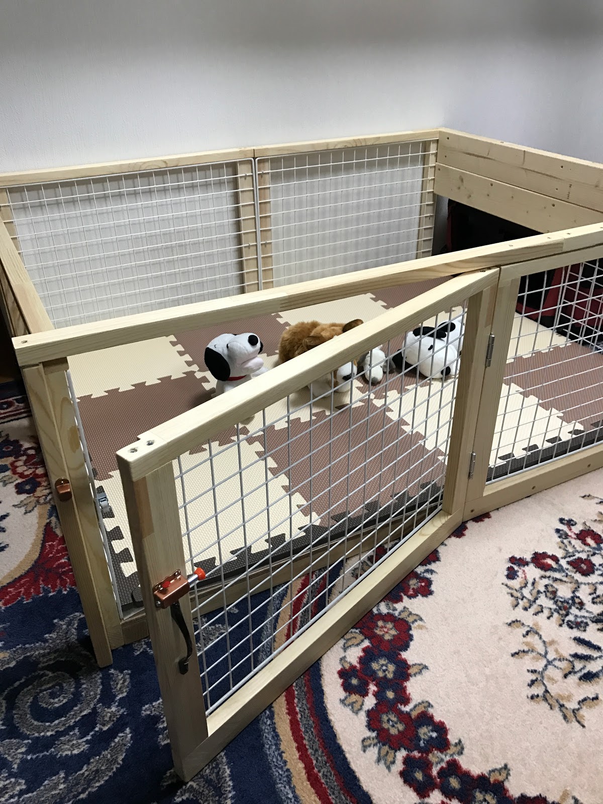 Diyで犬用のサークル ゲージ を作成してみた よっちことサン太