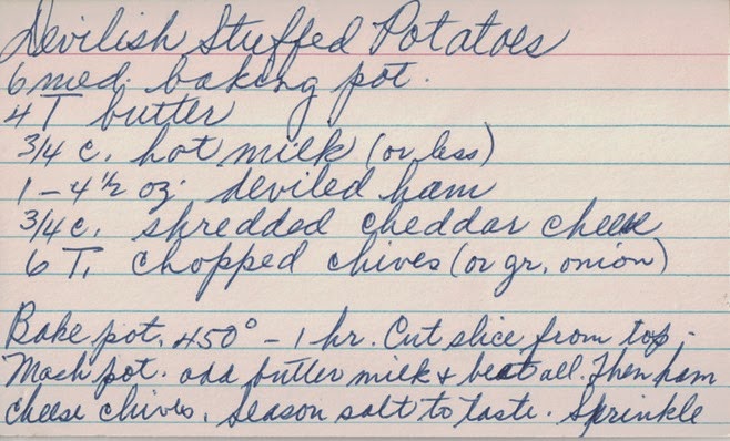 Devilish Stuffed Potatoes recipe.