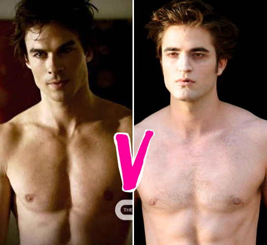 Ian Somerhalder vs Robert Pattinson Il puteti vota pe cel mai bun adica 