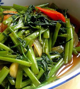 Resep Masakan Kangkung Tumis Pedas