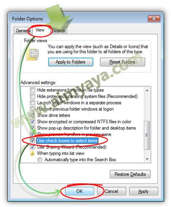  Manajemen file di windows biasa dilakukan dengan memakai Windows Explorer Ahli Matematika Cara Seleksi File dengan Checkbox di Windows Explorer