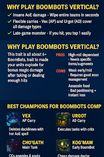 TFT Set 14 BoomBots Vertical Comp Guide