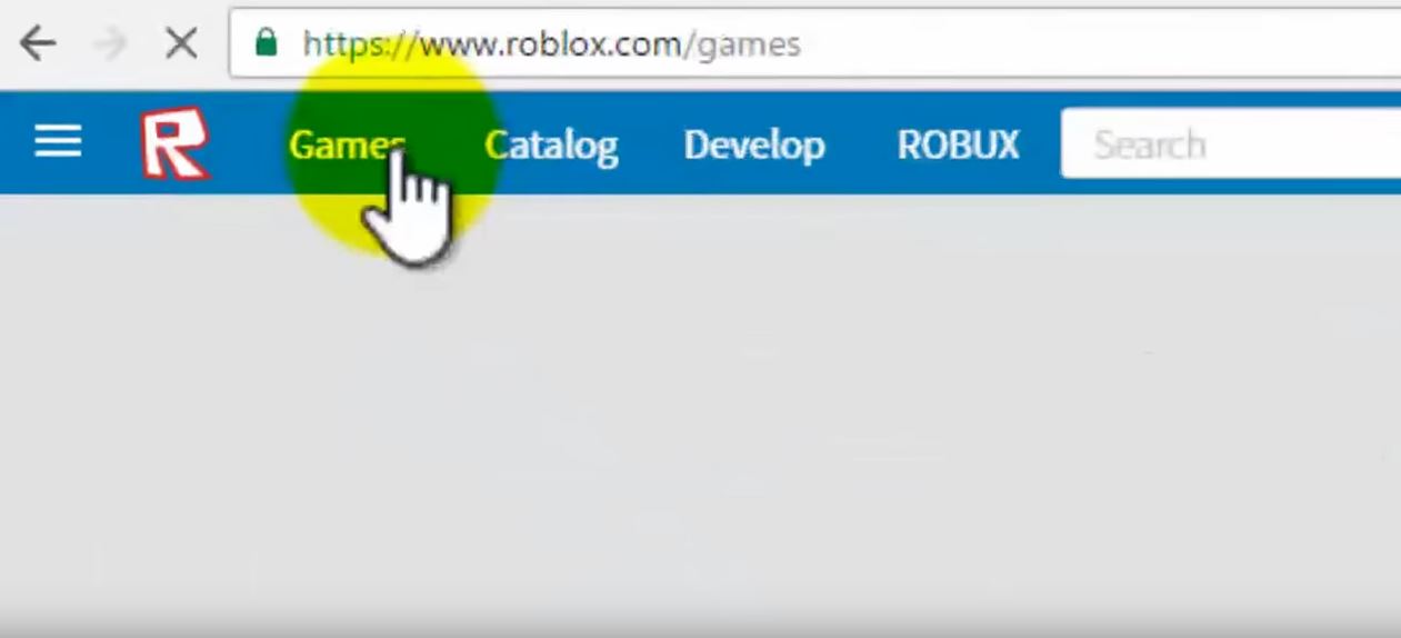 How To Download Roblox On Pc - then select games and select any random game