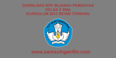 rpp sejarah peminatan kelas x sma kurikulum 2013