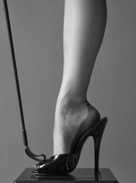 Fetish Inspirations : Black Shoes And Riding Crop