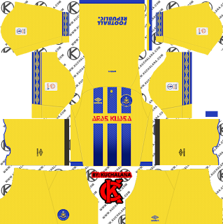  Yang akan saya share kali ini adalah termasuk kedalam home kits Baru, Pahang FA 2019 Kit - Dream League Soccer Kits