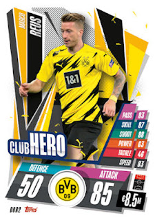 Topps Match Attax 2020-2021 Borussia Dortmund Set