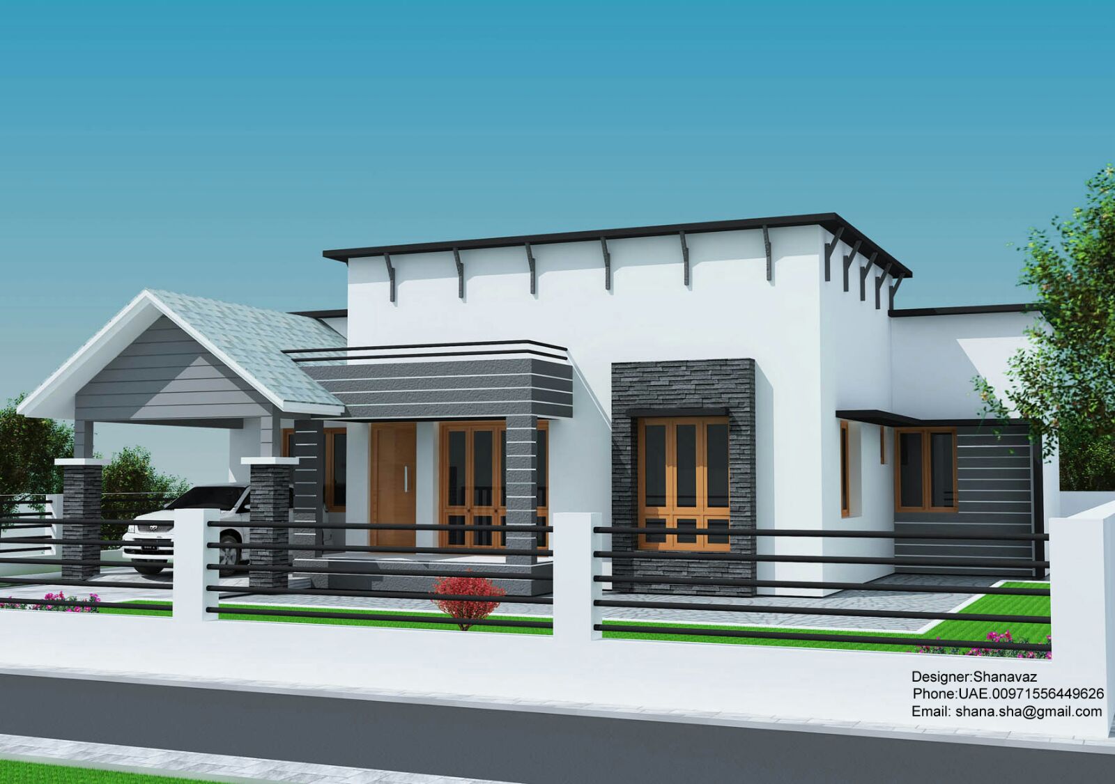 Small Plot 3 Bedroom Single Floor House In Kerala With Free Plan Kerala Home Planners
