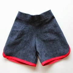 Denim Shorts front