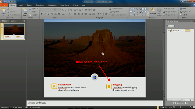 Membuat Slide PowerPoint yang Simpel, Menarik dan Dinamis