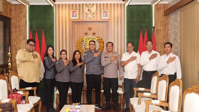 Sinergitas dalam Menghadapi Pemilu 2024: Polresta Denpasar Audensi dengan Bawaslu Kota Denpasar