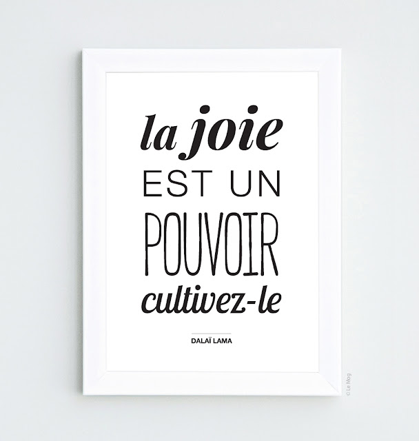  affiche la joie est un pouvoir