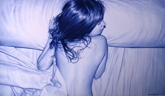 Photorealistic Ball Point Pen Drawings by Juan Francisco Casas