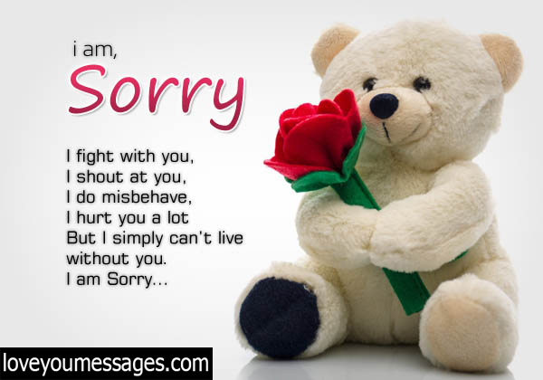 Apology Messages To A Lover I Am Sorry Messages Love You Messages
