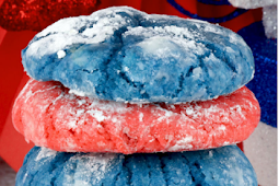 PATRIOTIC CRINKLE COOKIES