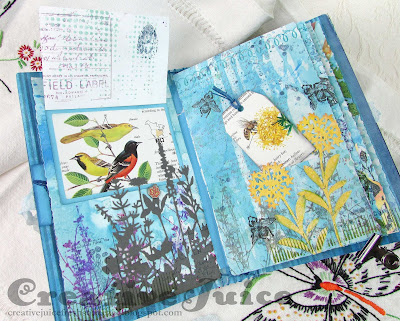 Lisa Hoel for Eileen Hull – Day & Night reversible junk journal  #eileenhull #eileenhulldesigns #eileenhullsizzix #ehinspirationteam #eheducators #Sizzix #mymakingstory #diecutting