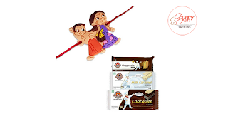 Chota Bheem Rakhi with Delicious Wafers