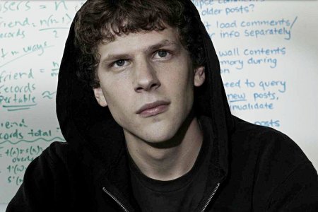  opening credits sequence that depicts Mark Zuckerberg (Jesse Eisenberg) 