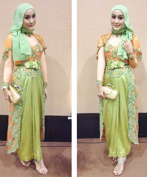 model baju kebaya wisuda berjilbab