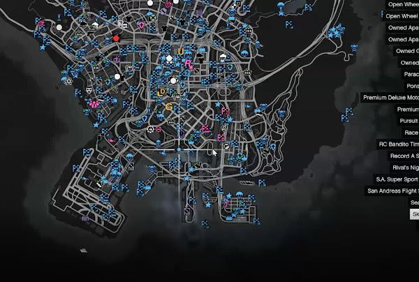 Metal Detector shown as blue dot on the mini map in GTA 5 Online